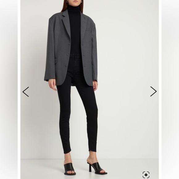 MOTHER THE LOOKER BLACK JEANS A MODEL SPY SIZE 27 - Picture 1 of 13